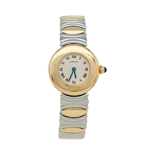 Montre Montre Cartier, "Colisée", or jaune, acier. 58 Facettes 31182