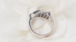 Bague 55 Bague bandeau saphirs diamants 58 Facettes 32390