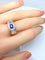 Bague 53 Bague Art Déco Saphir et Diamants 58 Facettes