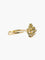 Bague Or Jaune / 52 BAGUE "FLEUR" OR & oxydes de zirconium 58 Facettes BO/220004 STA