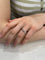 Bague SOLITAIRE MODERNE DIAMANT 0.10 CARAT 58 Facettes 050911