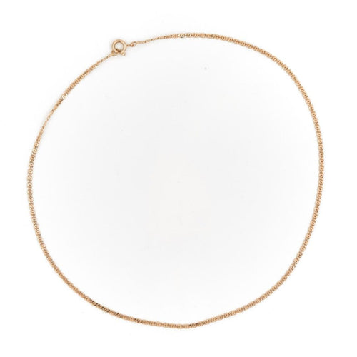 Collier Collier Maille gourmette  Or rose 58 Facettes 1696537CN