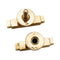 Boutons de manchette Boutons de manchette en or jaune. 58 Facettes 30767