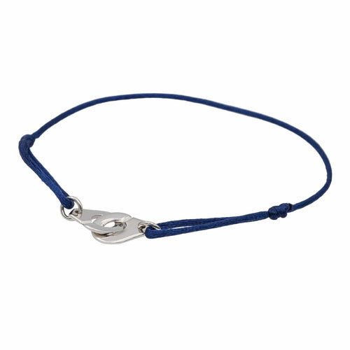 Bracelet Dinh Van Bracelet Cordon Menottes Or blanc 58 Facettes 2865694RV