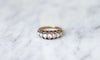 Bague Bague jarretière, diamants taillés rose 58 Facettes