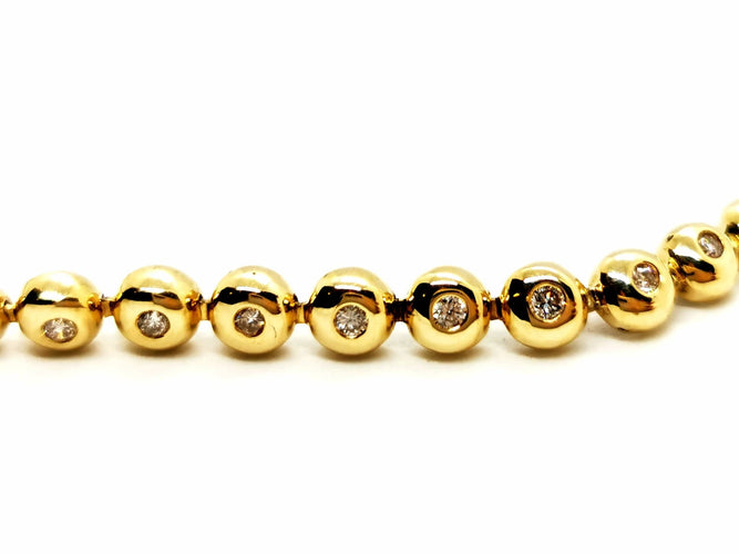 Collier Collier Or jaune Diamant 58 Facettes 1157624CN
