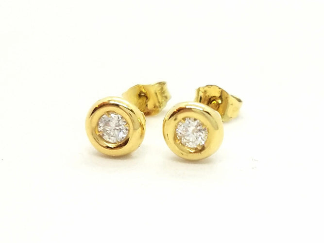 Boucles d'oreilles Boucles d'oreilles Or jaune Diamant 58 Facettes 579267RV