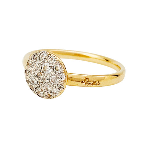 Bague 50 Bague Pomellato, "Sabbia", or rose, diamants. 58 Facettes 30922