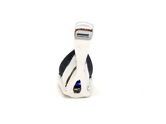 Pendentif Pendentif Or blanc Saphir 58 Facettes 06564CD