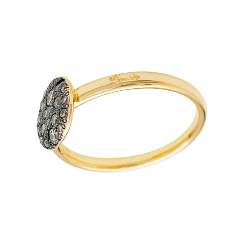 Bague 50 Bague Pomellato, "Sabbia", or rose, diamants bruns. 58 Facettes 30910