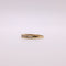 Bague Alliance demi-tour or jaune et diamants serti rail 58 Facettes