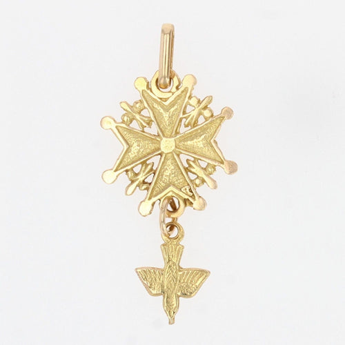 Pendentif Pendentif Saint-Esprit or jaune 58 Facettes CVP25