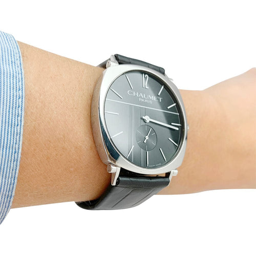 Montre Montre Chaumet, "Dandy", or blanc. 58 Facettes 30864