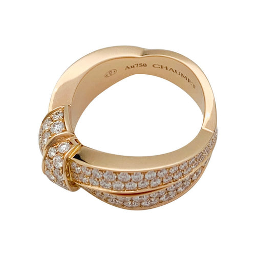 Bague 52 Bague Chaumet, "Liens Séduction", or rose et diamants. 58 Facettes 31661
