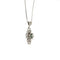 Collier Collier pendentif croix émeraude diamants 58 Facettes 31757