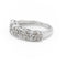 Bague 54 Bague Alliance Or blanc Diamant 58 Facettes 1840418CN