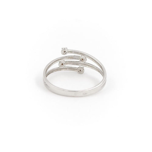 Bague 54 Bague Or blanc Diamant 58 Facettes 1969279CN