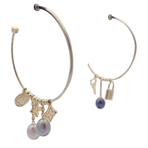 Boucles d'oreilles Boucles d'oreille créoles Louis Vuitton "Monogram" 58 Facettes 32879