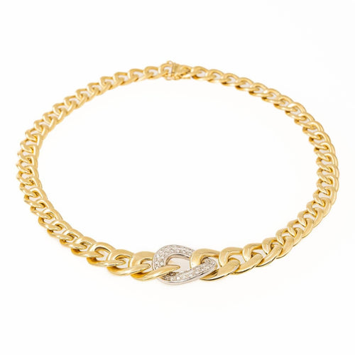Collier Collier Ras de cou Or jaune Diamant 58 Facettes 1696509CN