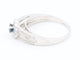 Bague 53 Mauboussin Bague Solitaire Chance of love Or blanc Saphir 58 Facettes 1655229CN