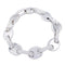 Bracelet Bracelet fantaisie, or blanc, diamants. 58 Facettes 32204