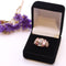 Bague Bague Tank pierre blanches, rubis 58 Facettes