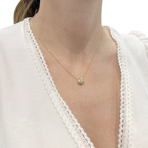 Collier Collier Chanel, "Extrait de Camélia", or rose, diamant. 58 Facettes 32947
