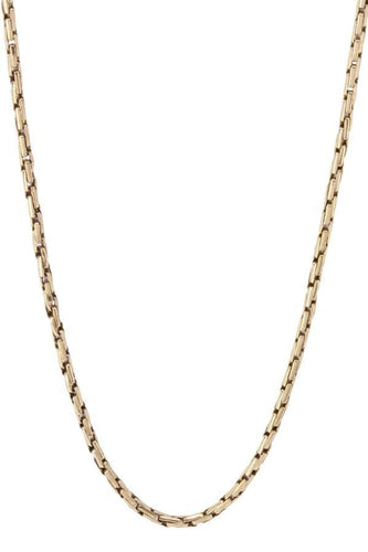 Collier CHAINE MAILLE GRAIN DE RIZ 58 Facettes 068751