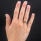 Bague 54 Bague jarretière émeraudes diamants 58 Facettes 21-156A