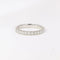 Bague 58.5 Demi-Alliance américaine diamants 0,72 ct 58 Facettes J116