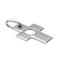 Pendentif Dinh Van Pendentif Croix Percée Or blanc 58 Facettes 2865693RV