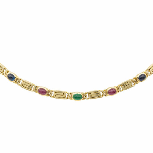 Collier Collier Maille souple Or jaune Emeraude 58 Facettes 2377936CN