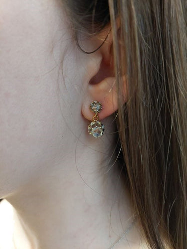 Boucles d'oreilles BOUCLES D'OREILLES PENDANTES DIAMANTS 58 Facettes 079091