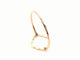 Bague 53 Bague Transparence Or rose 58 Facettes 578912RV
