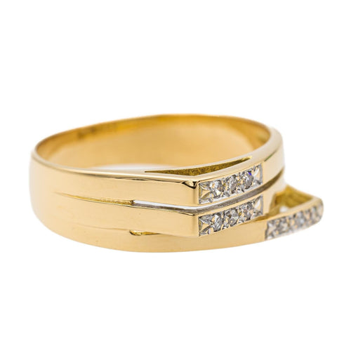 Bague 56 Bague Or jaune Diamant 58 Facettes 2711793CN