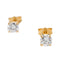 Boucles d'oreilles Boucles d'oreilles Puces Or jaune Diamant 58 Facettes 2656370CN
