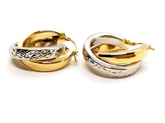 Boucles d'oreilles Boucles d'oreilles Créoles Or jaune 58 Facettes 1668308CN