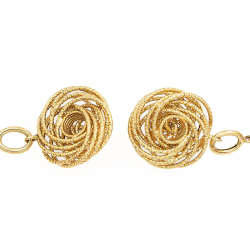 Boucles d'oreilles Boucles d'oreilles Pendantes Or jaune 58 Facettes 1599687CN