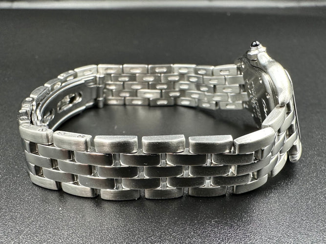 Montre CARTIER.-  Montre Panthère acier PM 58 Facettes