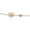 Collier Sautoir Chopard, "Cœur Happy Diamonds", or rose. 58 Facettes 30784
