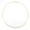 Collier Chaîne or jaune maille marine plate 58 Facettes CVCH10