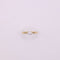 Bague Solitaire en Or jaune, diamant 58 Facettes