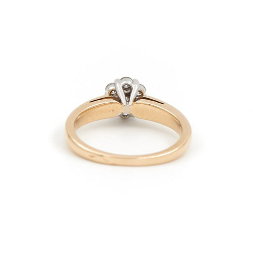 Bague 51 Bague Marguerite Or jaune Diamant 58 Facettes 1925953CN