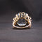 Bague 52 Bague cocktail  Or jaune Aigue-marine 58 Facettes