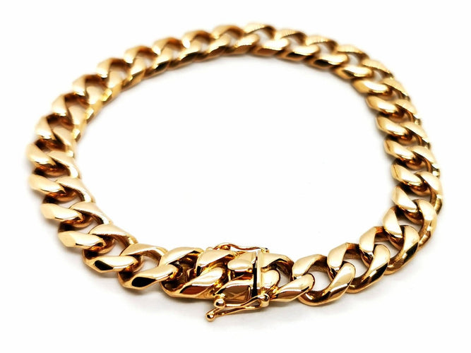 Bracelet Bracelet Maille gourmette Or jaune 58 Facettes 1696336CN