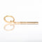 Pendentif Breloque en or Lettre P 58 Facettes 14-159
