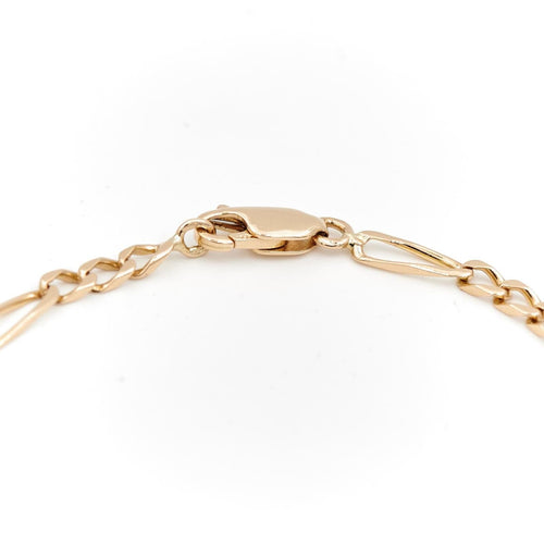 Bracelet Bracelet Maille alternée Or jaune 58 Facettes 1637010CN