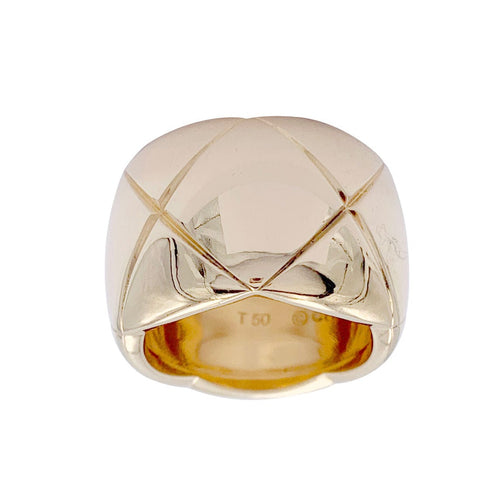 Bague 50 Bague Chanel," Coco Crush", or jaune. 58 Facettes 32404