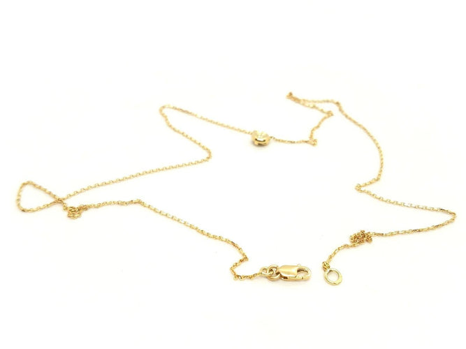 Collier Collier Or jaune Diamant 58 Facettes 579052RV