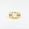 Bague Bague vintage en or jaune, perle et saphirs 58 Facettes 705